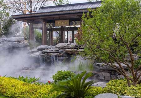 太原萬(wàn)科紫郡展示區(qū)景觀 