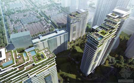 上海中信泰富集團大樓居民區(qū)的改造