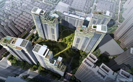 上海中信泰富集團大樓居民區(qū)的改造